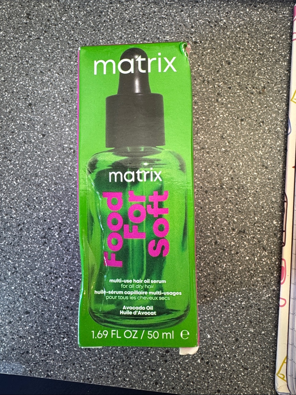 Matix Food For Soft Hair Oil Serum - Green & Pink Packaging